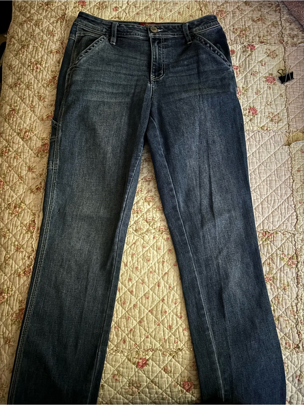 Dickies Straight-Leg Jeans in Dark Blue Wash